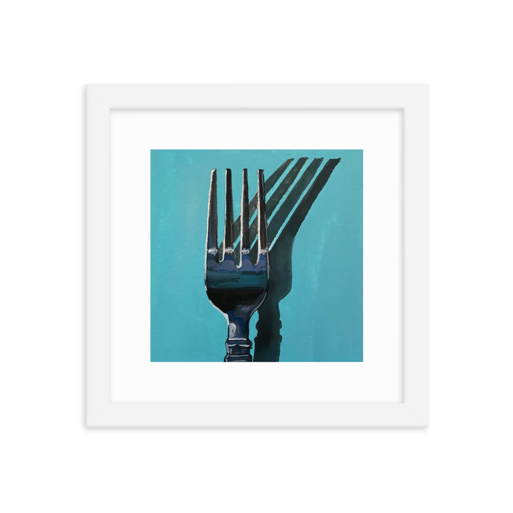Fork Framed Print