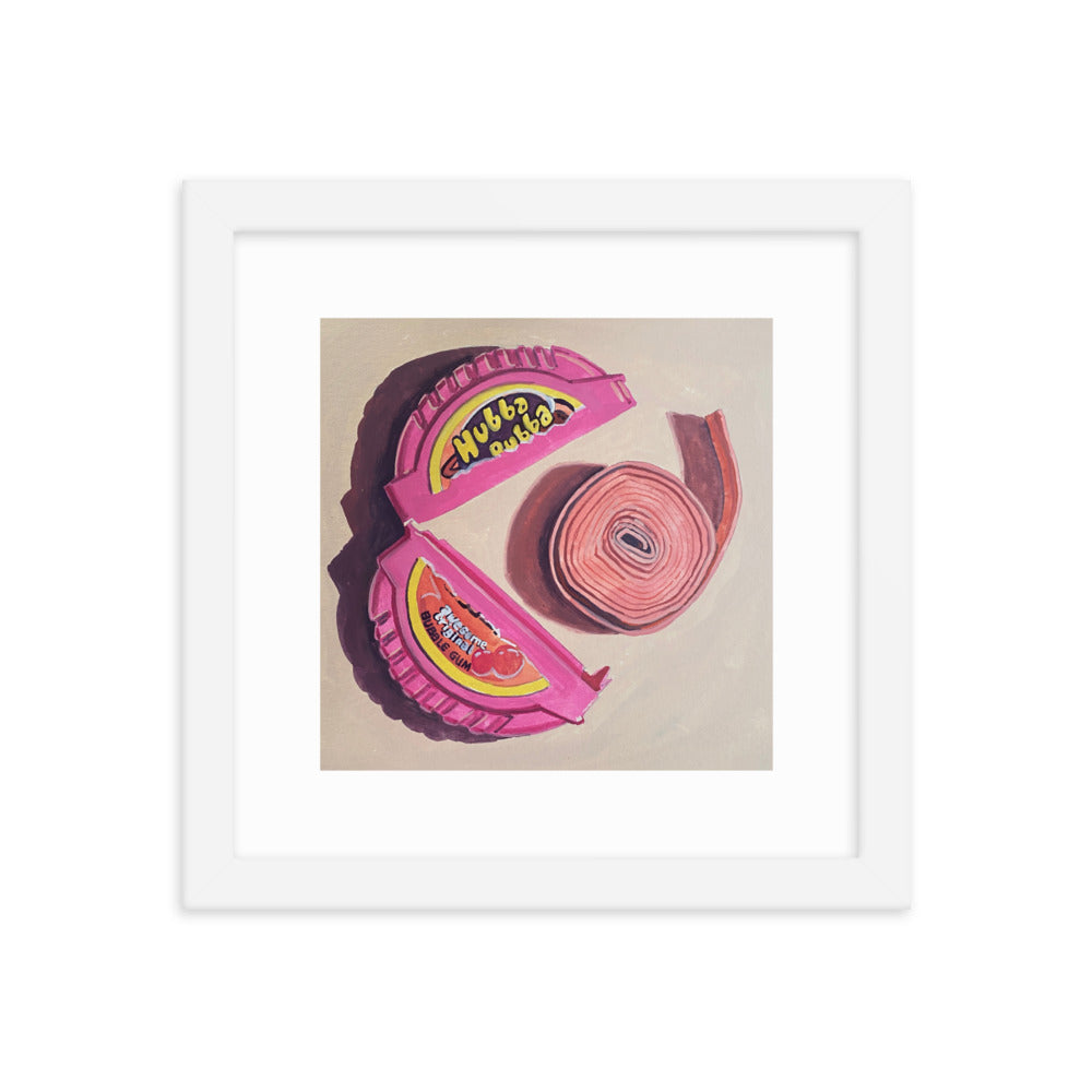 Hubba Bubba Framed Print