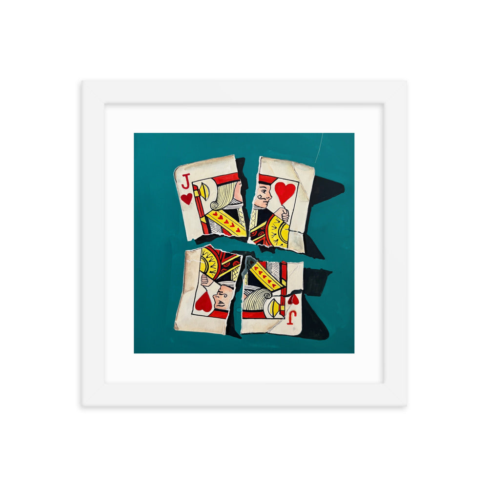 Jack of Hearts Framed Print