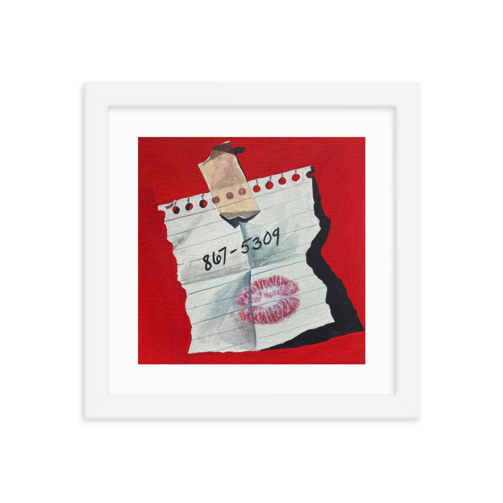 Call Me Framed Print
