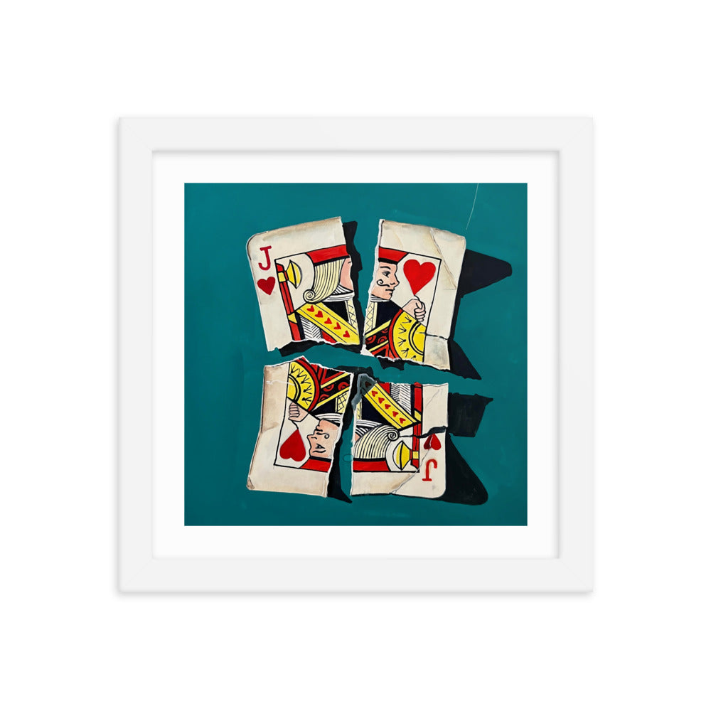 Jack of Hearts Framed Print