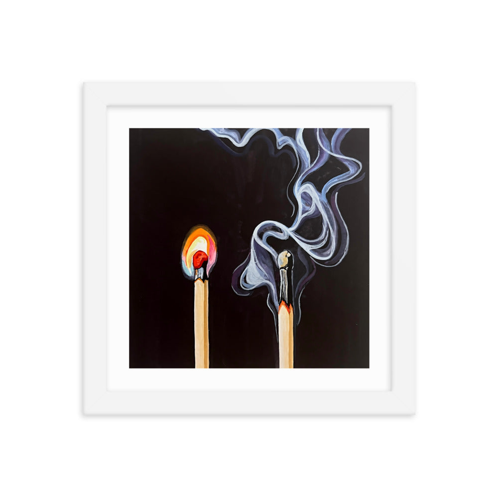 Matches Framed Print