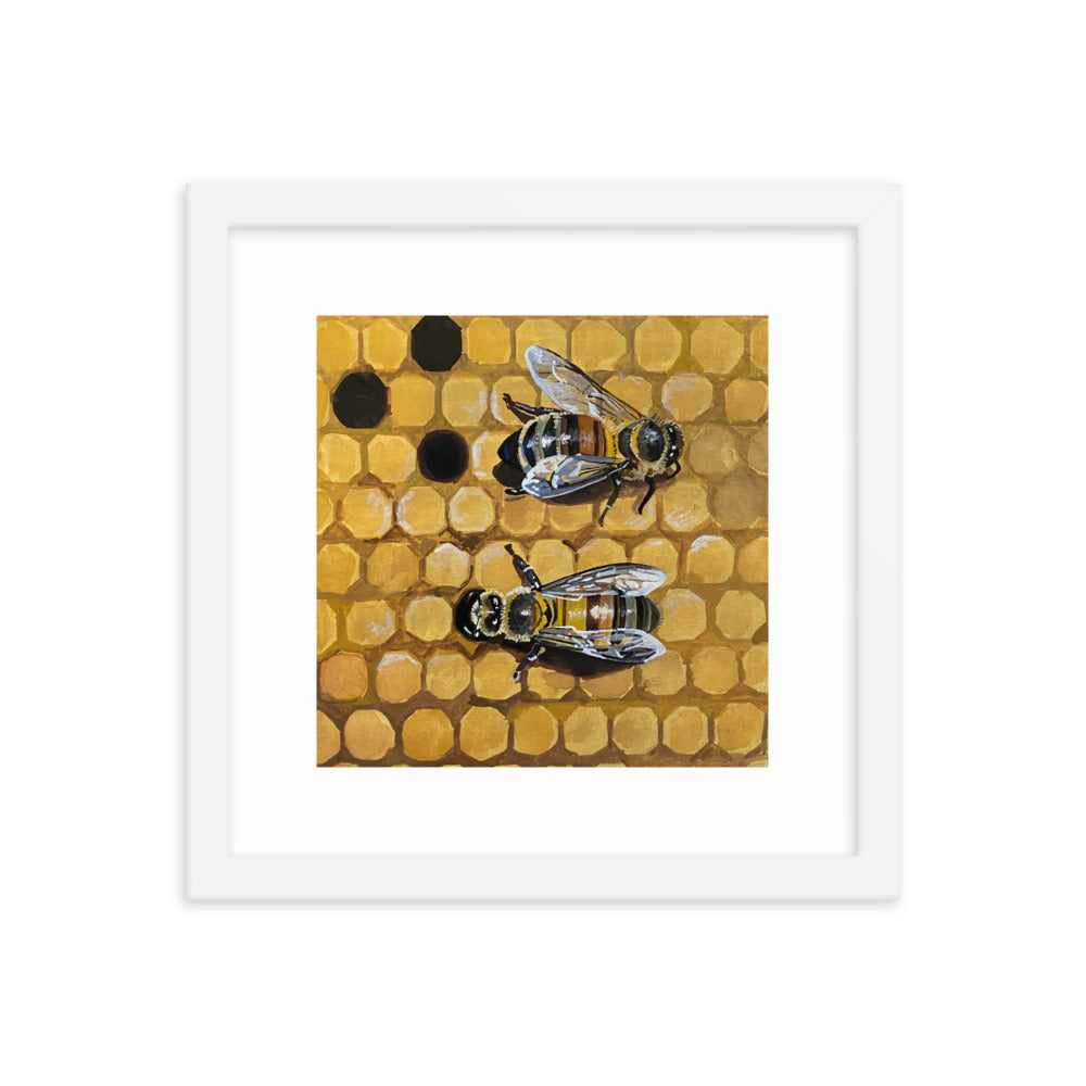 Bees Framed Print