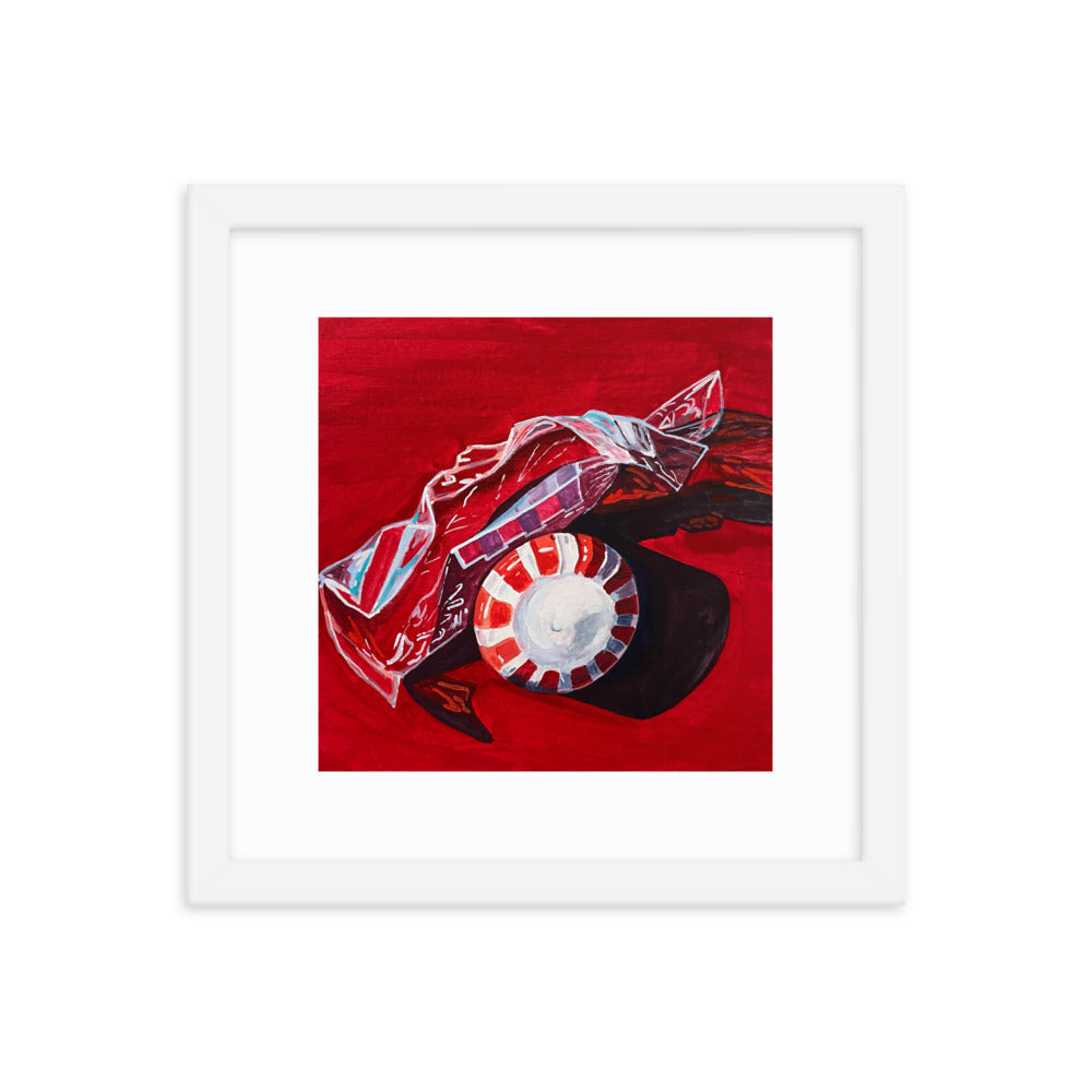 Peppermint Framed Print