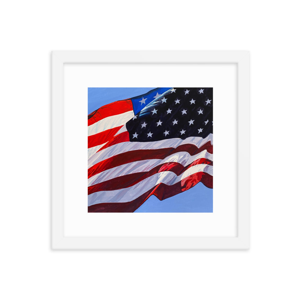 Flag Framed Print