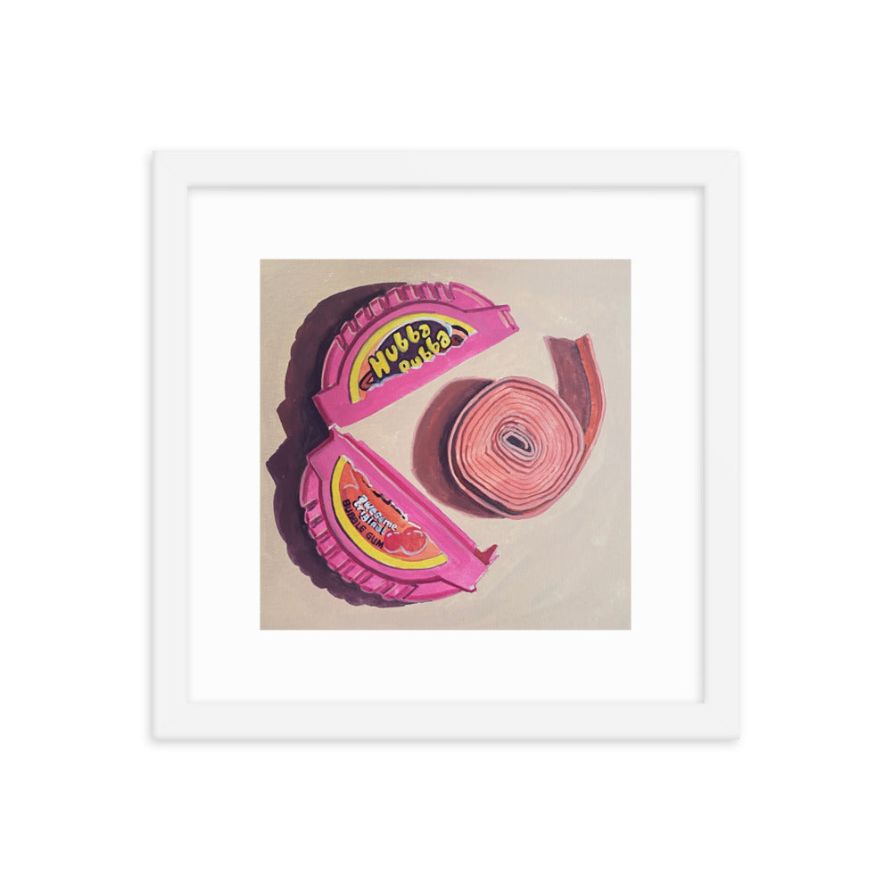 Hubba Bubba Framed Print