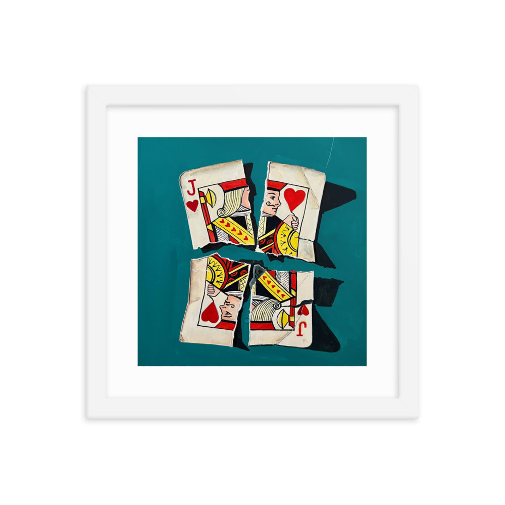 Jack of Hearts Framed Print