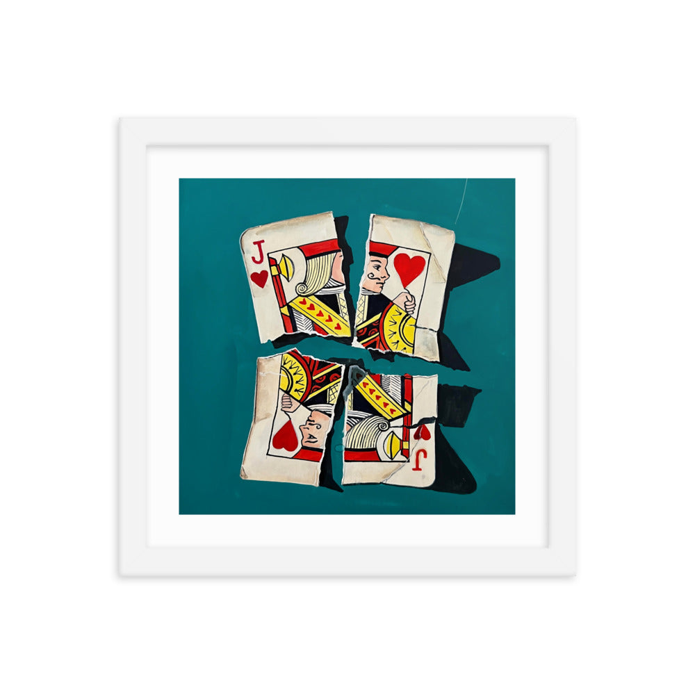 Jack of Hearts Framed Print