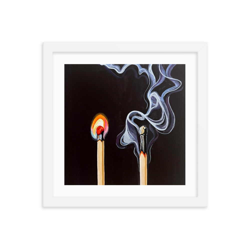 Matches Framed Print