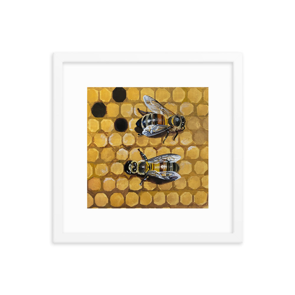 Bees Framed Print