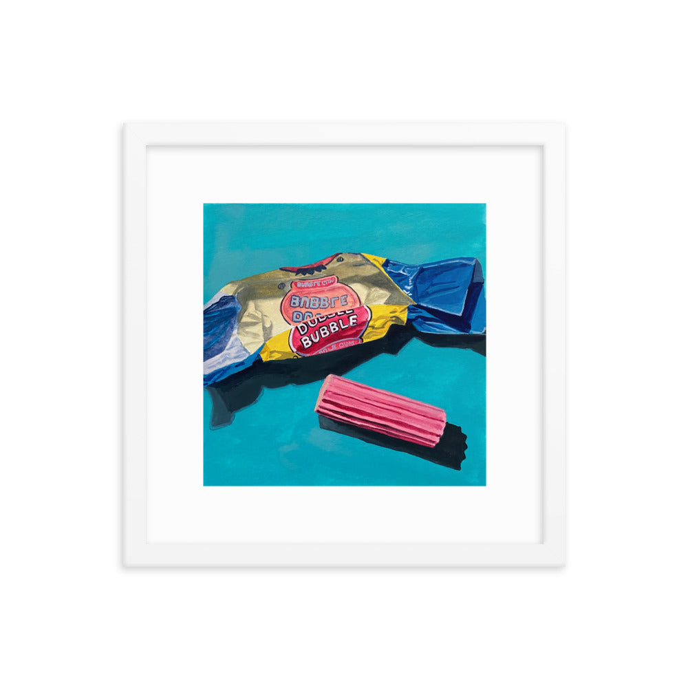Bubble Gum Framed Print