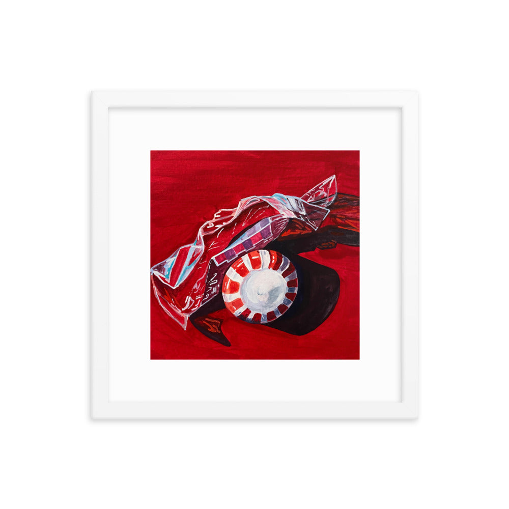 Peppermint Framed Print