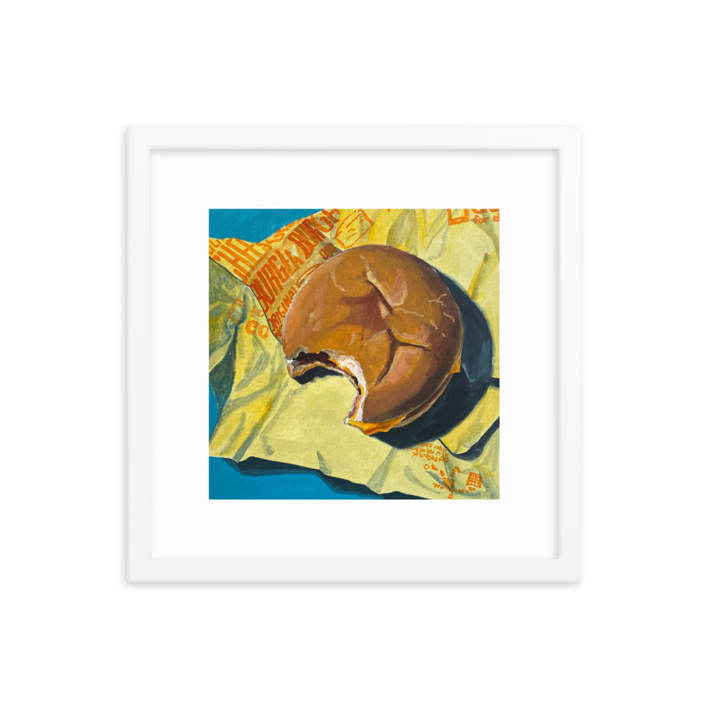 Cheeseburger Framed Print