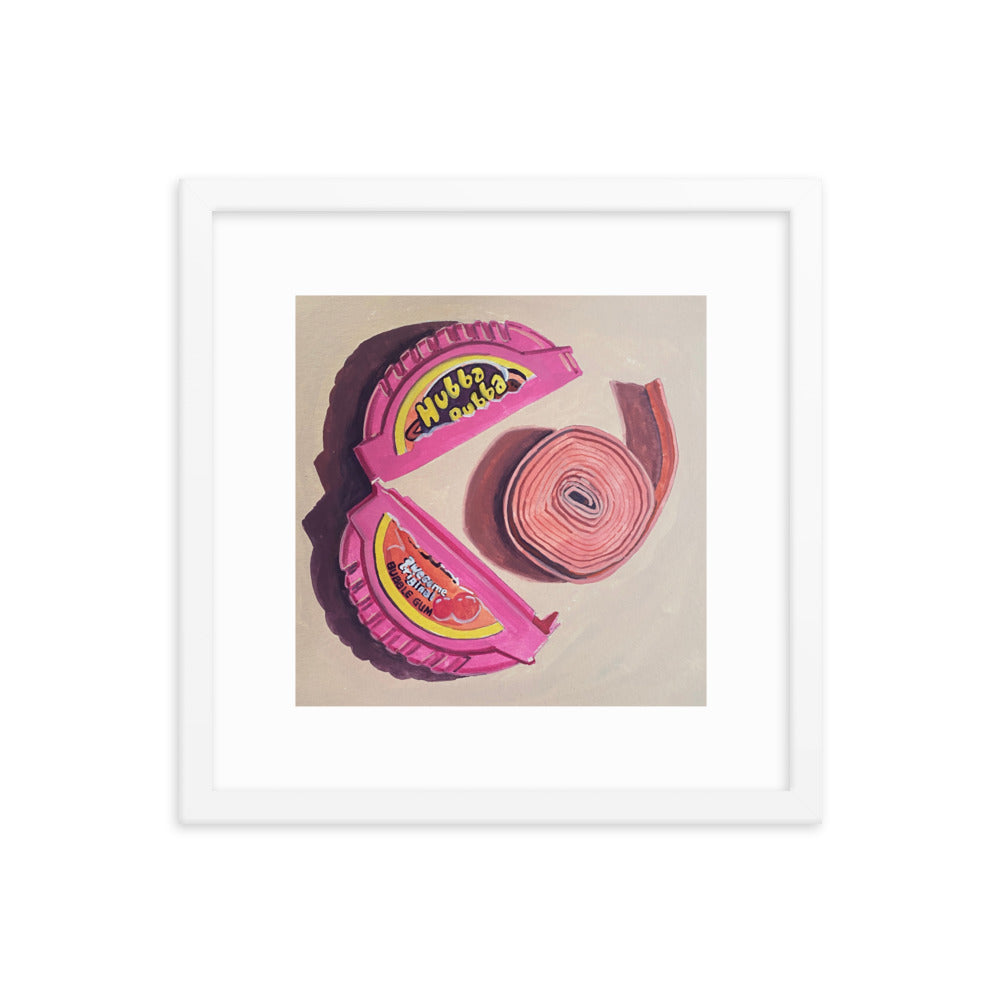 Hubba Bubba Framed Print
