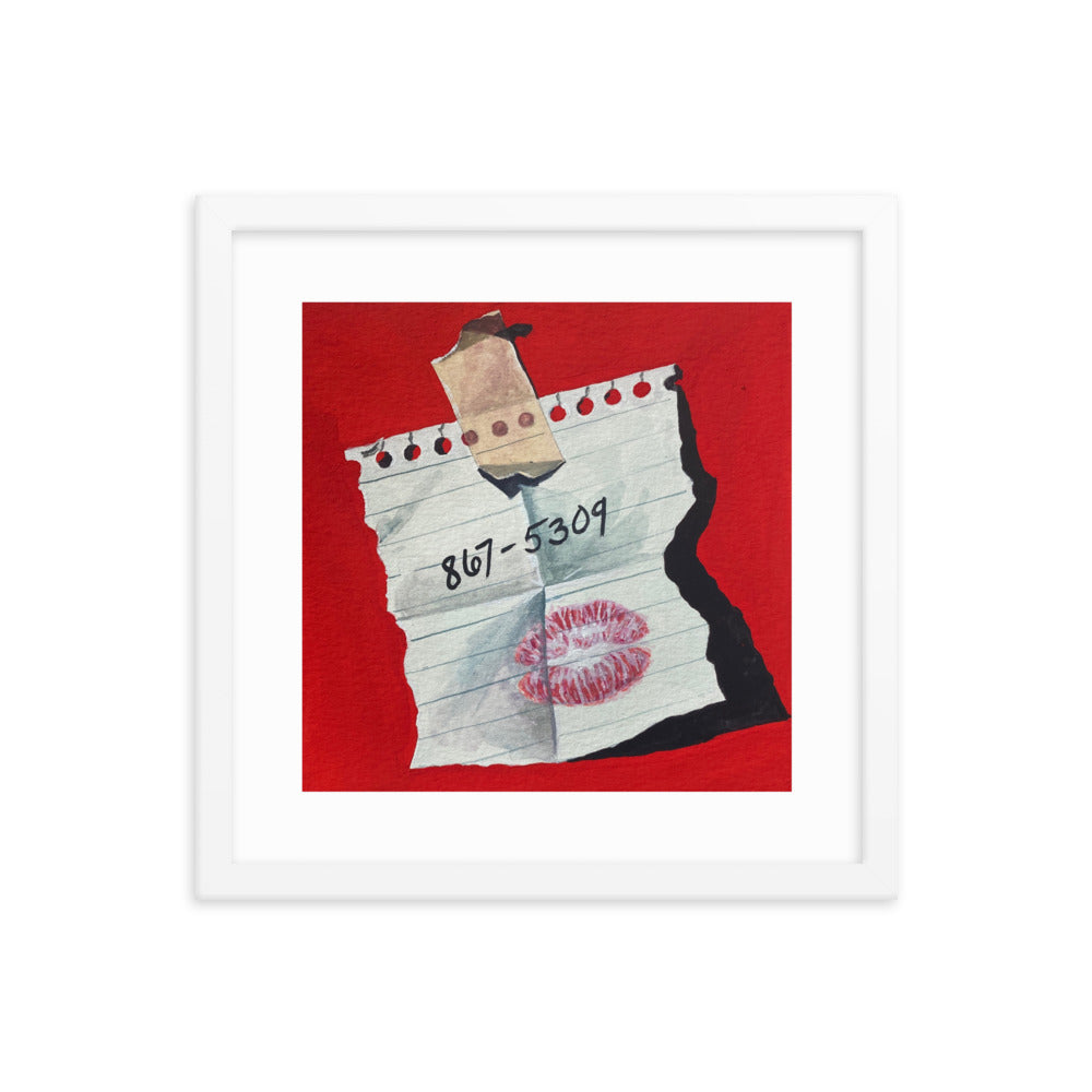 Call Me Framed Print