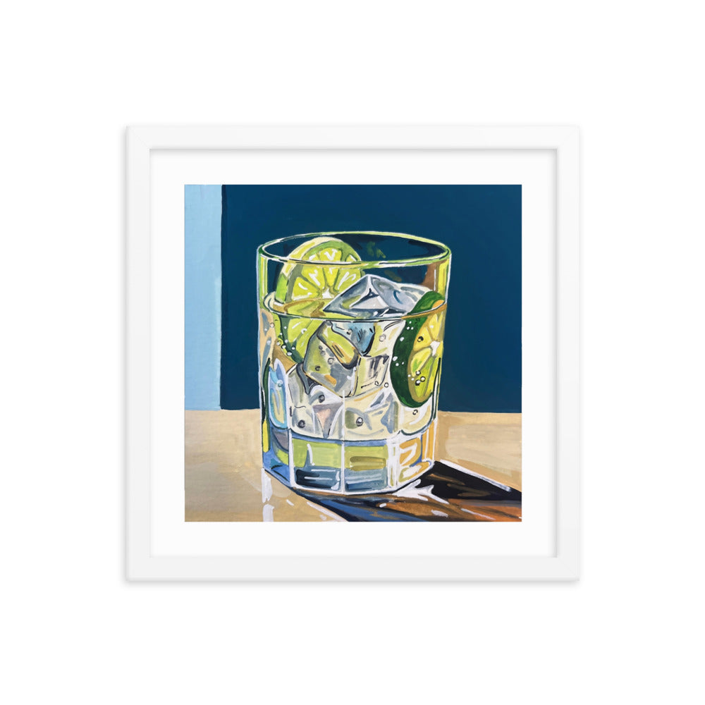 Gin and Tonic Framed Print