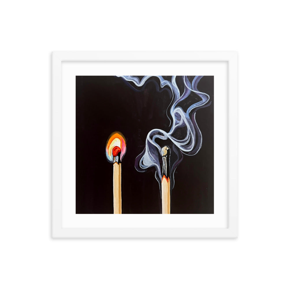 Matches Framed Print