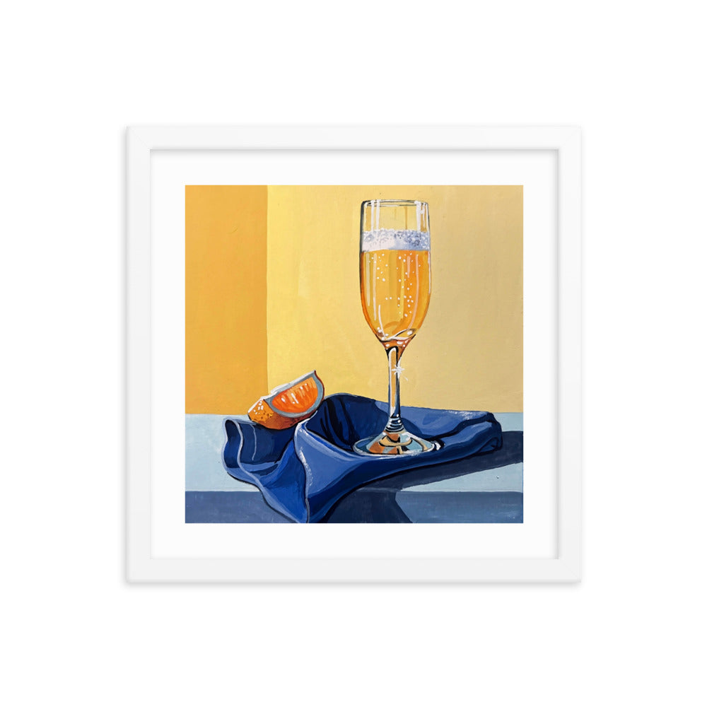 Mimosa at Brunch Framed Print
