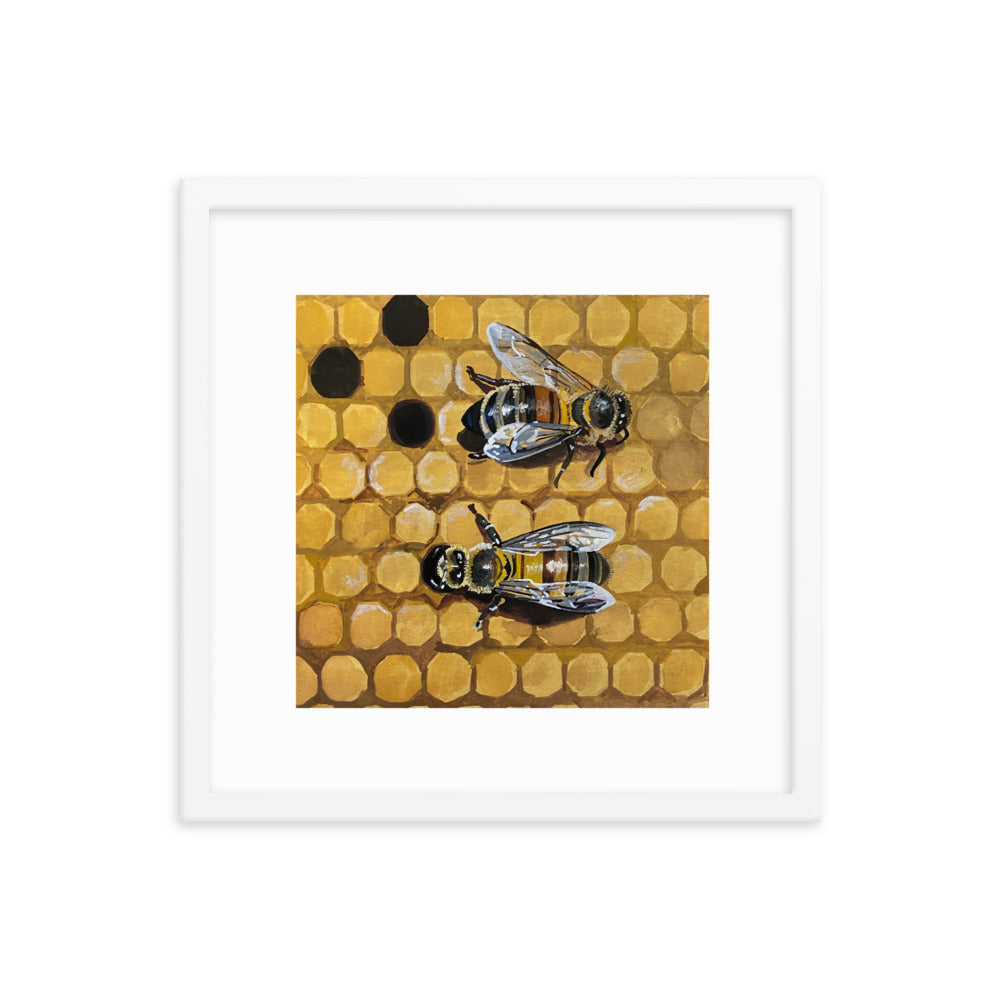 Bees Framed Print