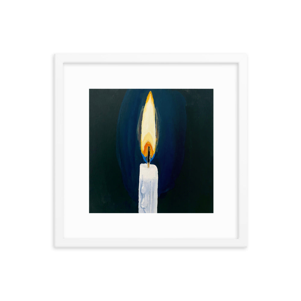 Candle Framed Print