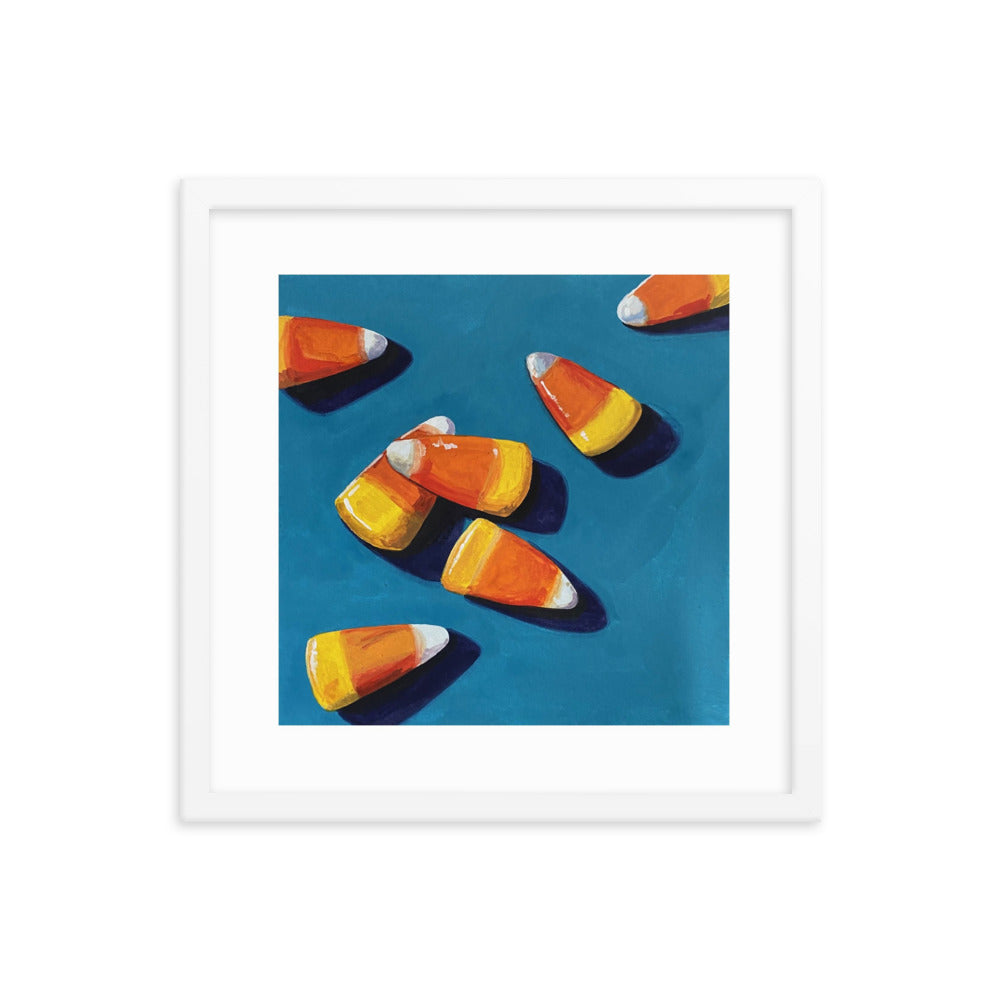 Candy Corn Framed Print