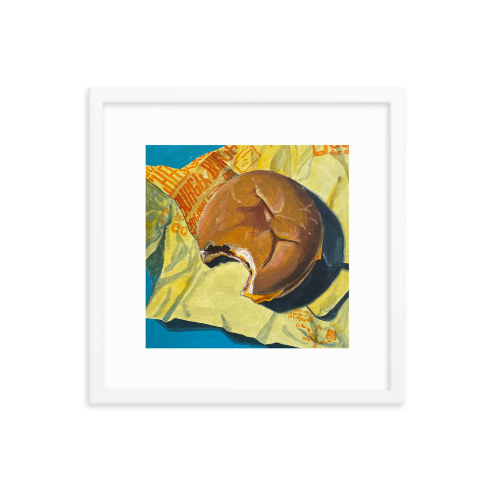 Cheeseburger Framed Print