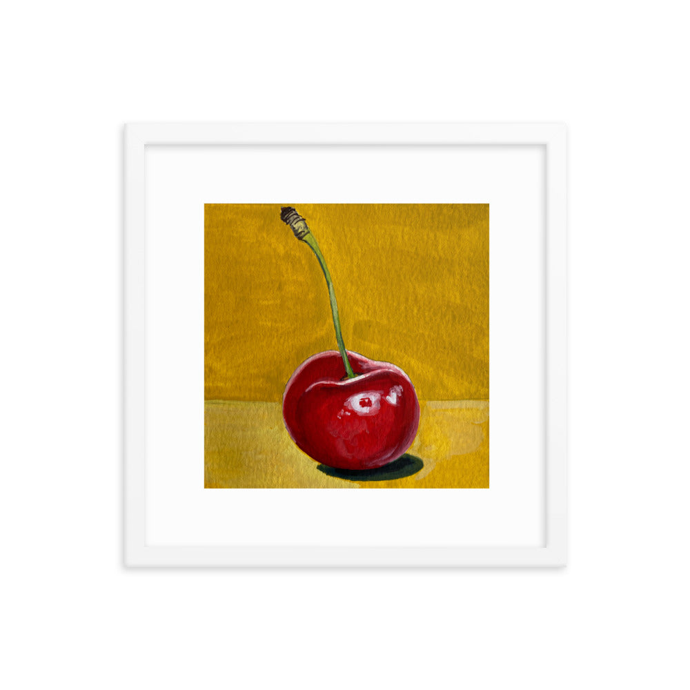 Cherry Framed Print