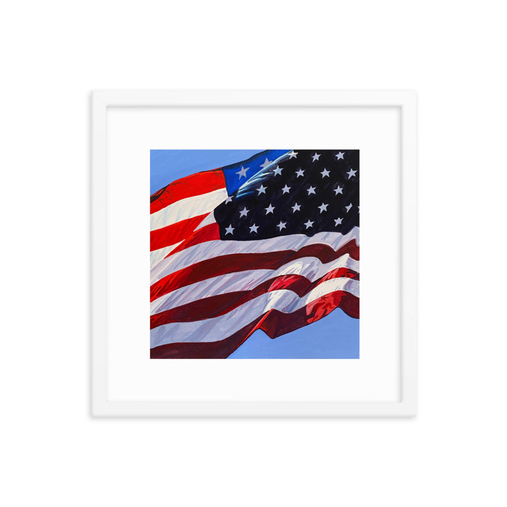 Flag Framed Print