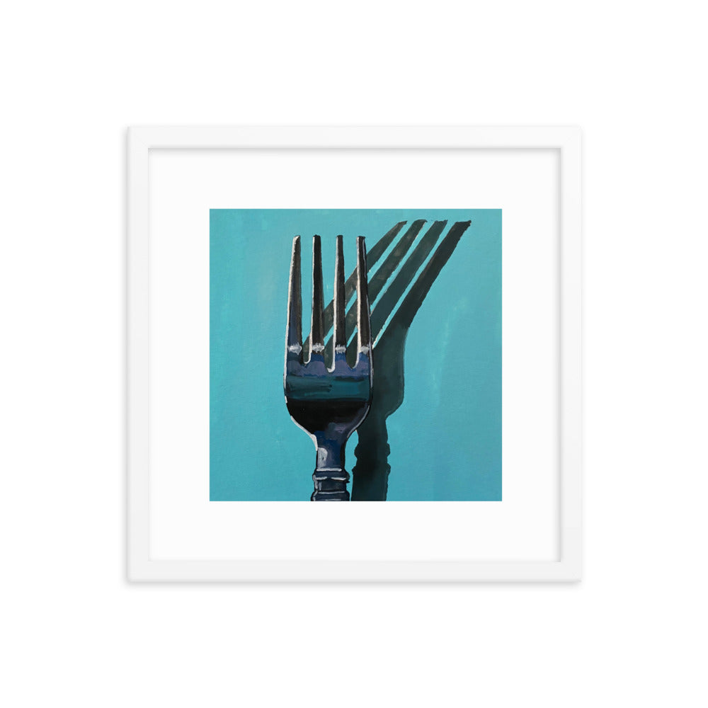 Fork Framed Print