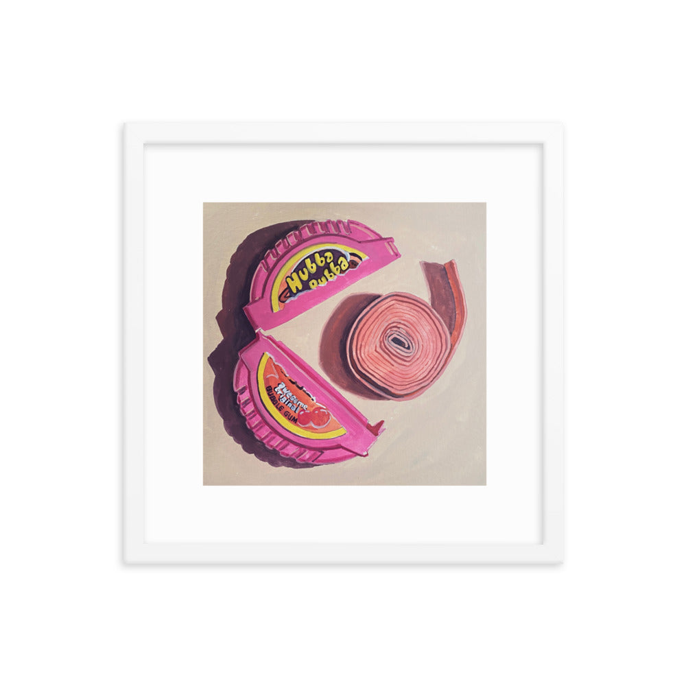 Hubba Bubba Framed Print