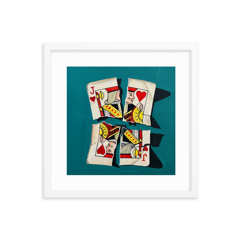 Jack of Hearts Framed Print
