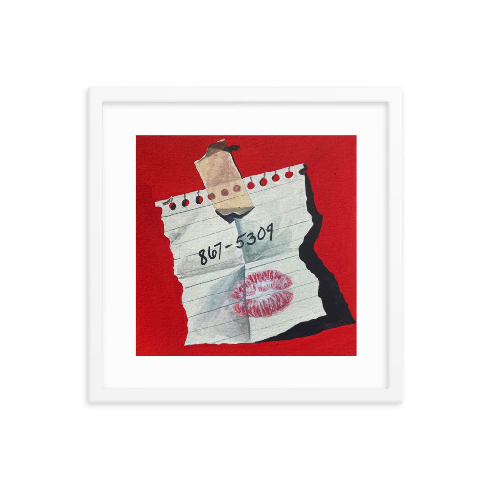 Call Me Framed Print