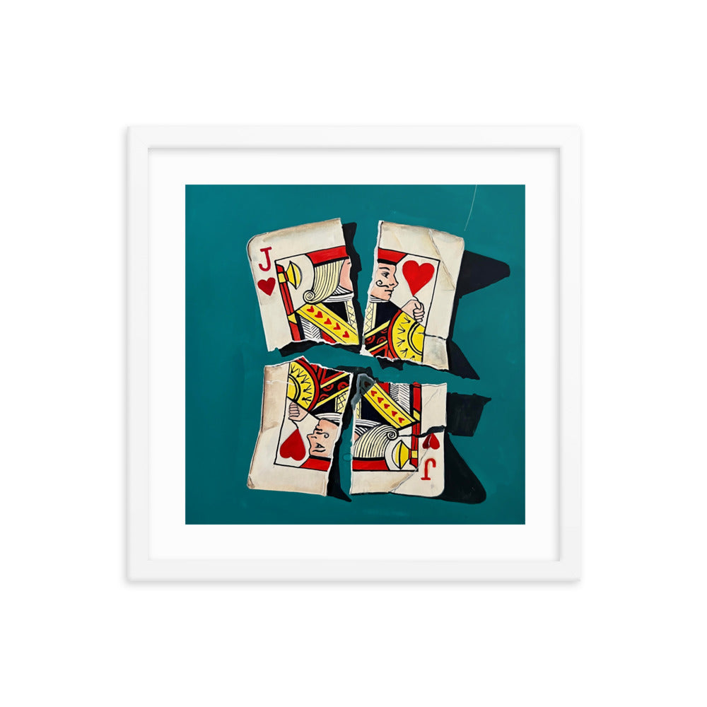 Jack of Hearts Framed Print