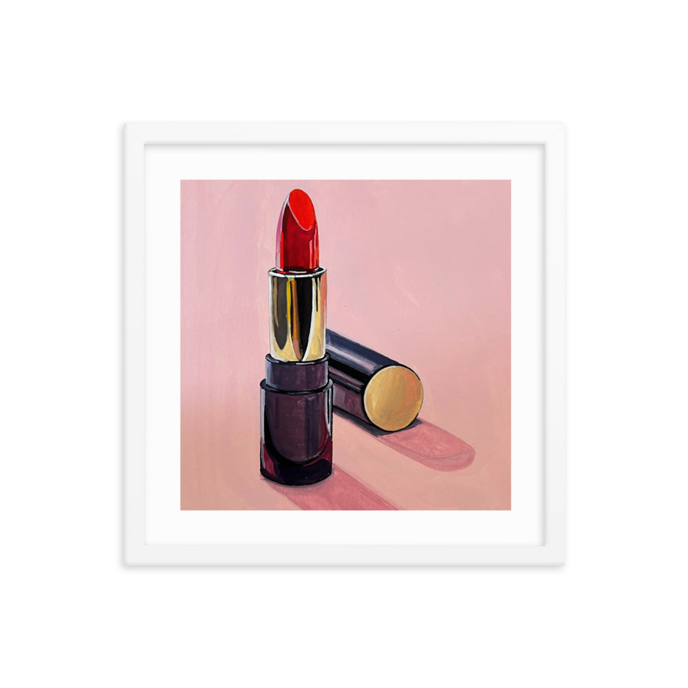 Lipstick Framed Print