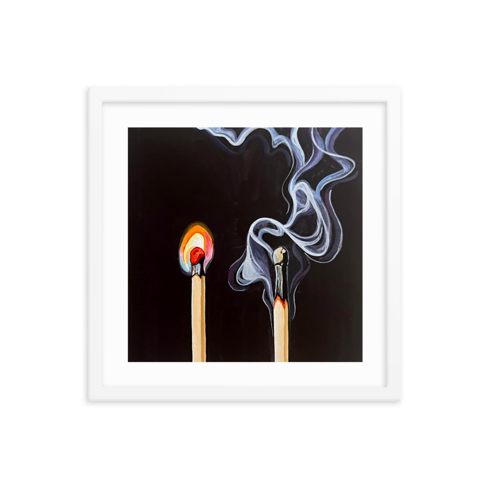 Matches Framed Print