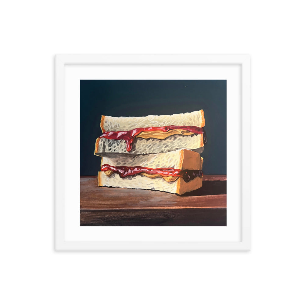 PB&J Framed Print
