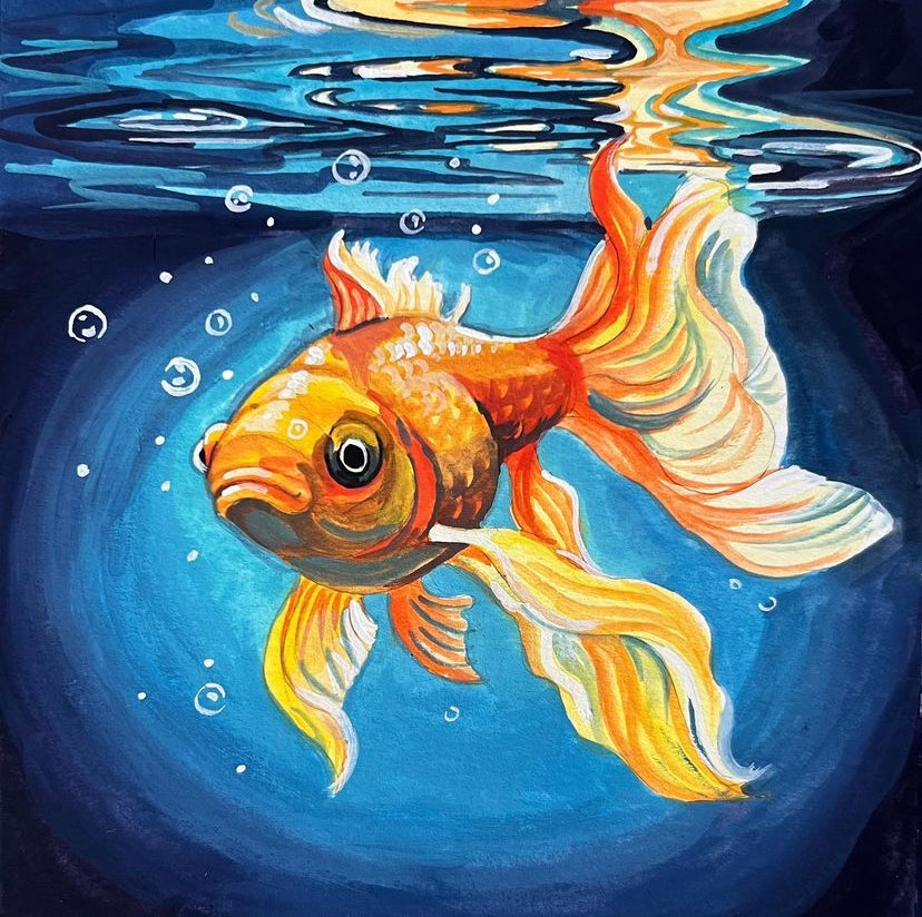 Goldfish Original Painting