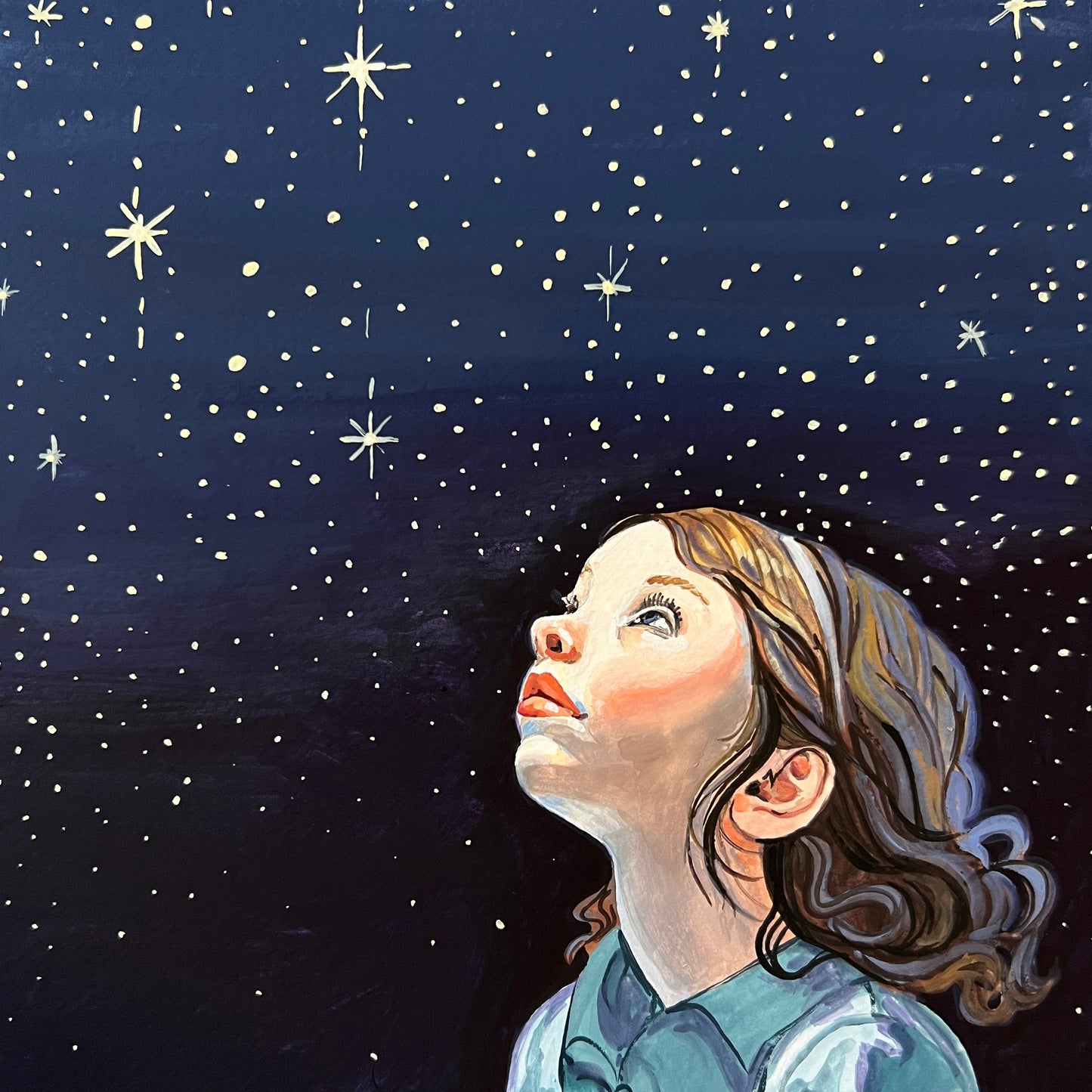 Star Light Star Bright Original Illustration