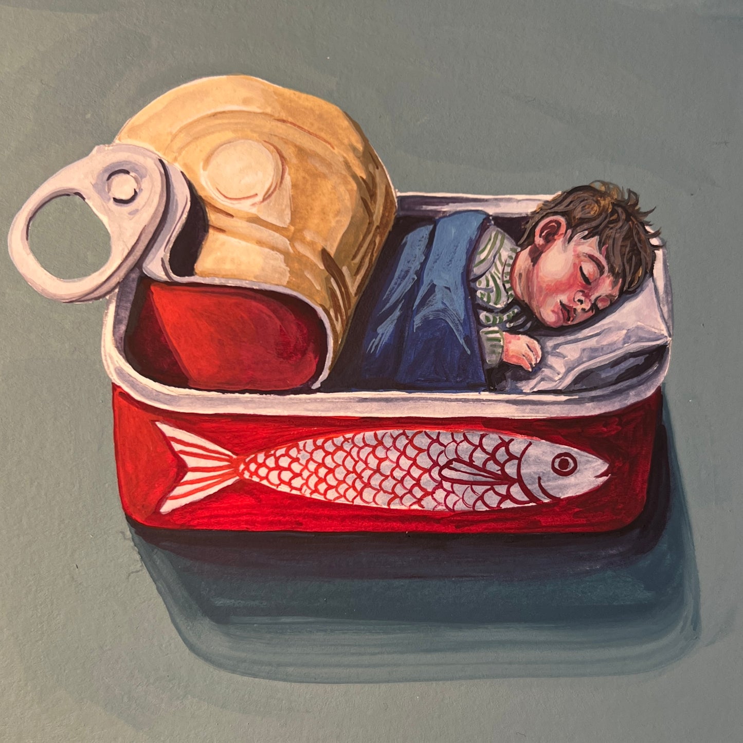 Sardine Dreams Original Illustration