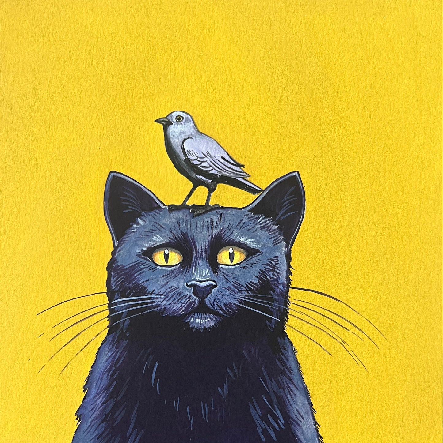 Bird Brained Original Illustration