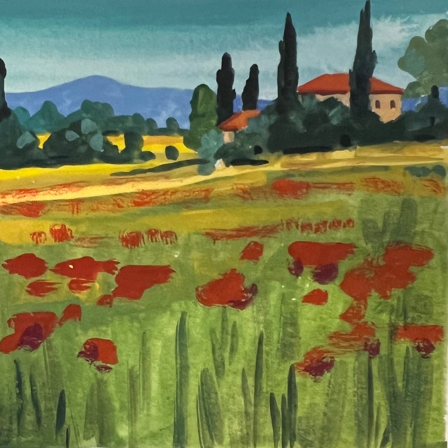 French Poppies #1 Mini Original
