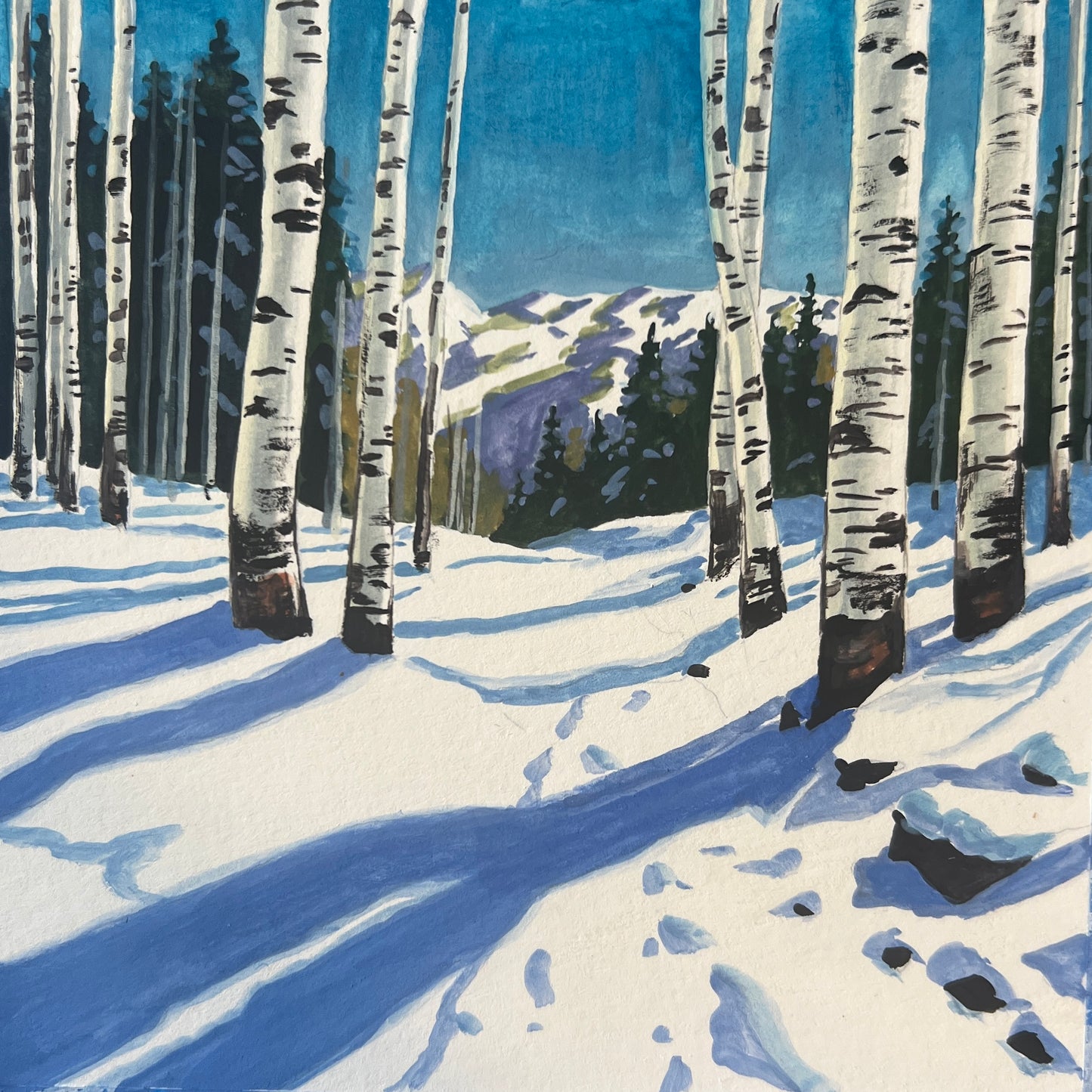 Winter Aspen