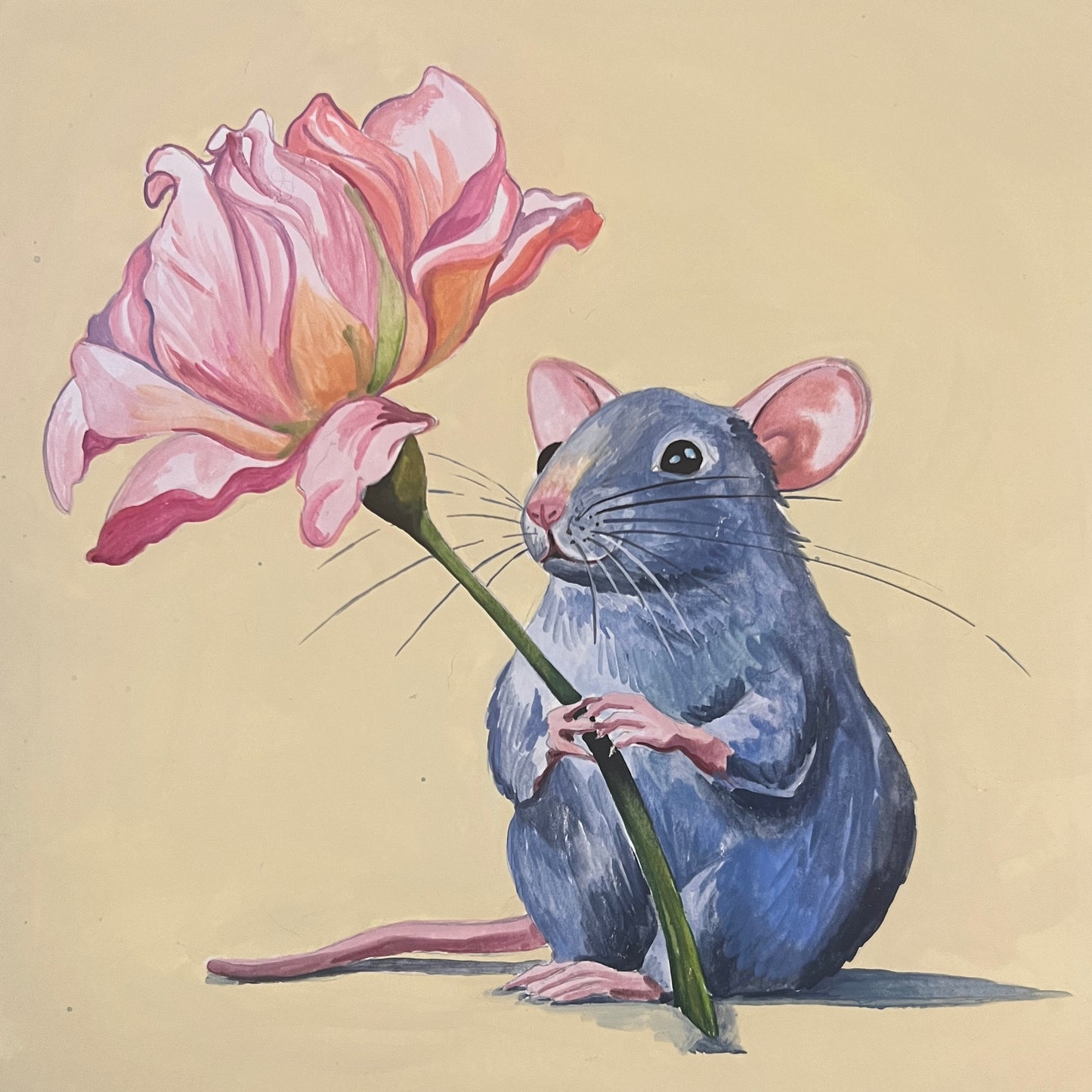 Mouse in Love Original Illustration