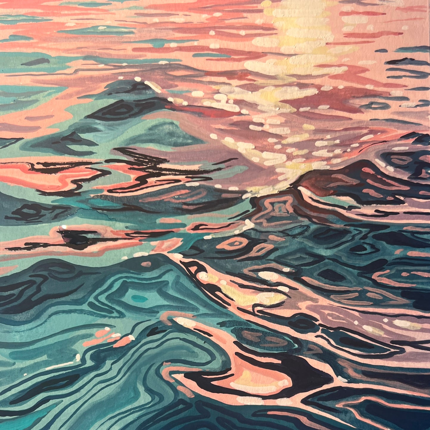 Blush on the Water