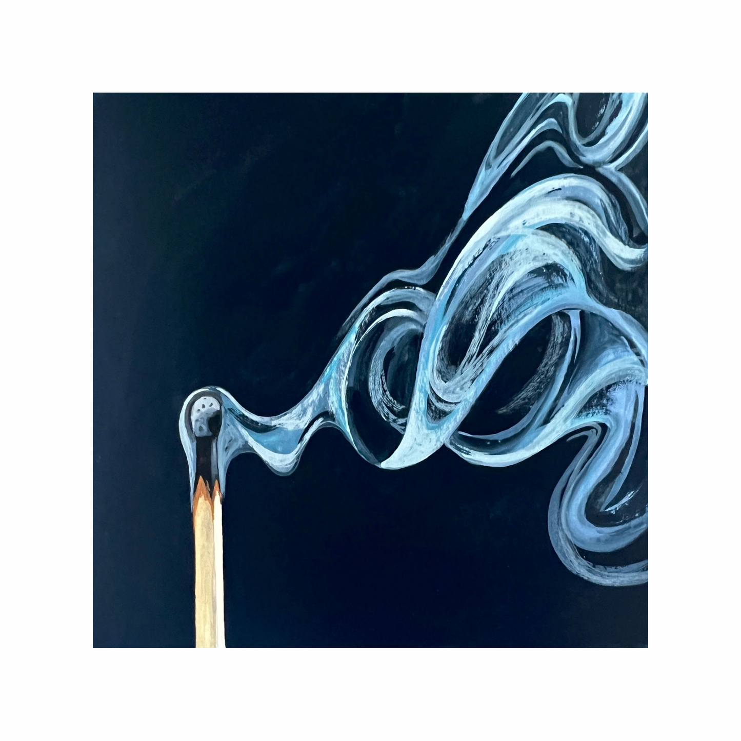 Smoke Ribbons 8x8 Print