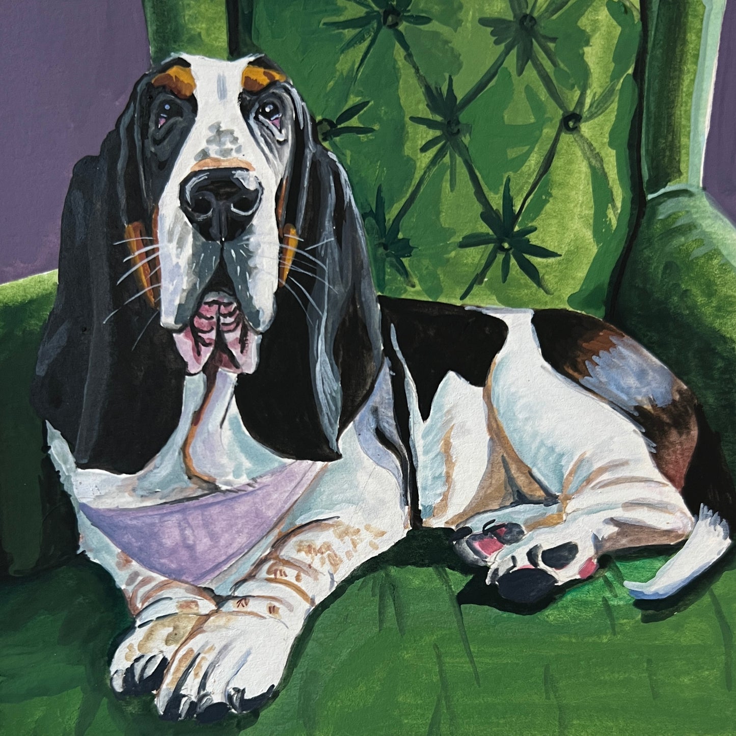 Custom pet portrait commission