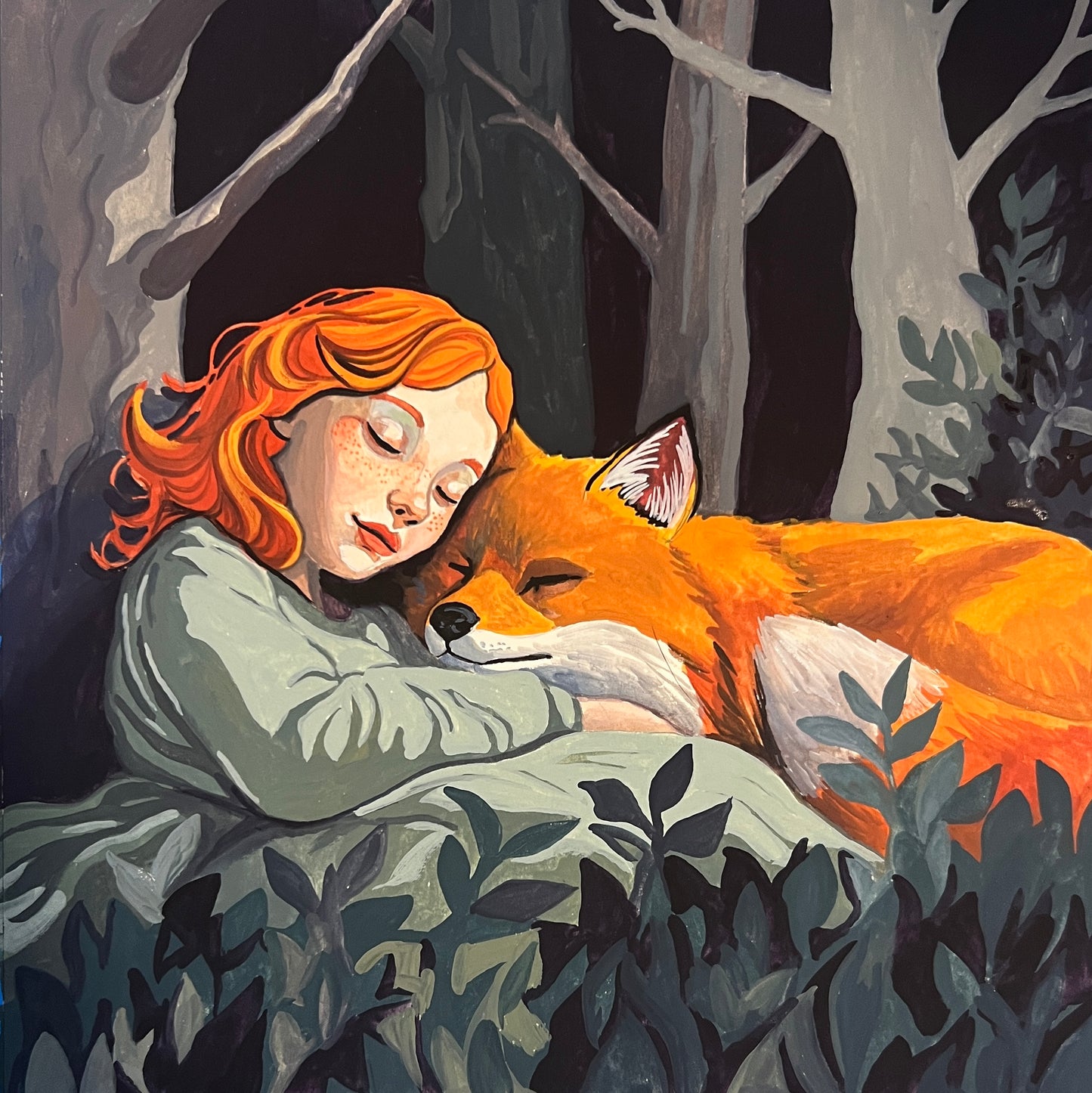 Auburn Slumber Original Illustrations