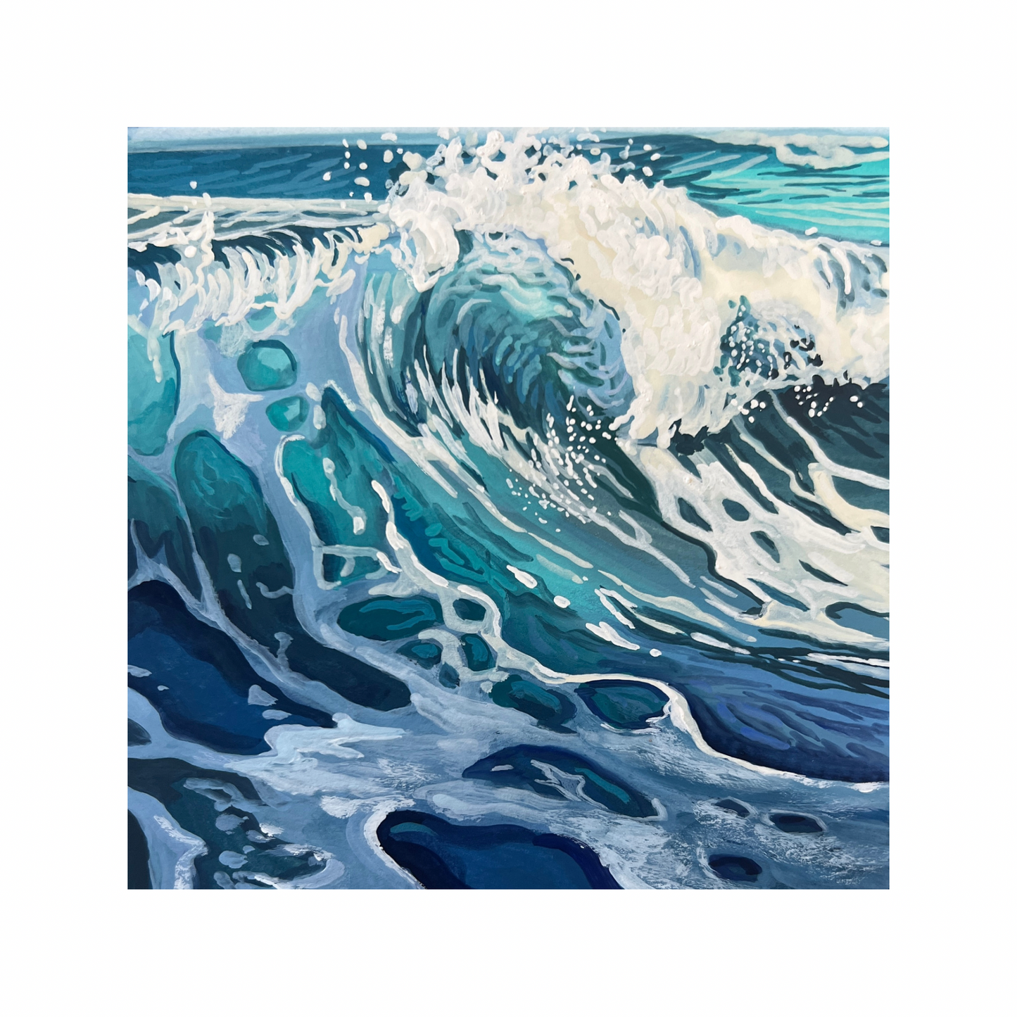 Waves 8x8 Print