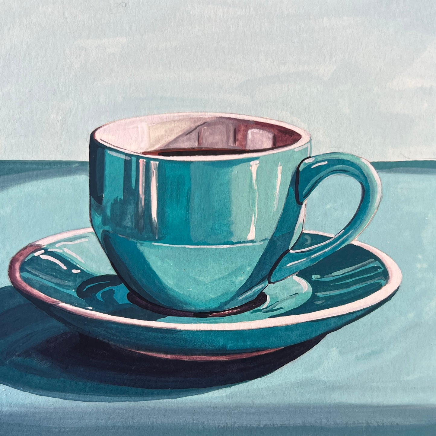 Coffee in Turquoise