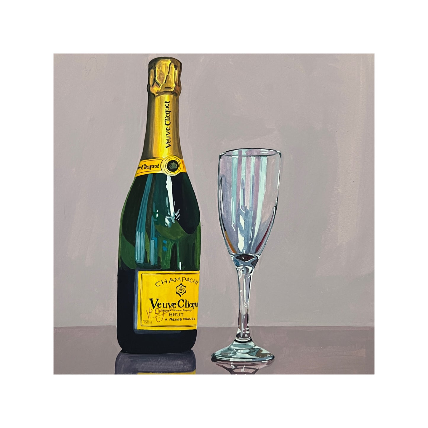 Champagne 6x6 Print